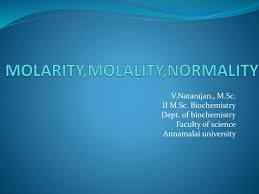 Explain How Molality Is Greater Than Molarity For A Given Solution  (Density=1Gm/Ml)