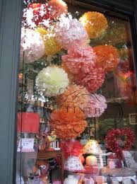 Shake Your Pom Poms All Things Nice Spring Window Display Window Display Spring Window