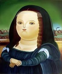 Museum Art Reproductions monna lisa by Fernando Botero Angulo (Inspired By)  (1932-1959, Colombia)