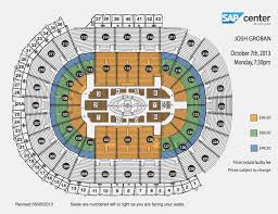 Competent Xcel Energy Seating Chart General Hp Pavilion San