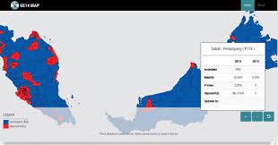 Malaysia has 222 parliamentary seats and a simple majority to win the election is 112 seats. Ge14 Keep Track Of Malaysia S General Election Results Via Ge14map