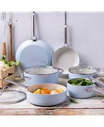 Greenpan Padova 10 Pc Ceramic Non Stick Cookware Set Ceramic Cookware Set Cookware Set Ceramic Nonstick Cookware