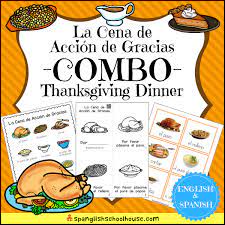 Read about thanksgiving in usa in 2021. Combo Bundle La Cena De Accion De Gracias And Thanksgiving Dinner Vocabulary