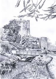 Fergal O Dea Irish Art Drawings Castles In Ireland