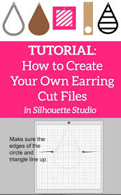 Download Design Tutorial 5 Types Of Faux Leather Earring Cut Files In Silhouette Studio Cutting For Business