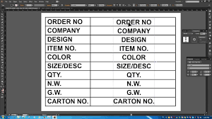 Create Table Documents With Adobe Illustrator Worksheet With Adobe Illu Creative Design Tutorial Adobe Illustrator