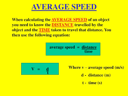 I am trying to build a very simple average speed formula one that takes the input of miles and hours and gives the average speed per hour. Ppt Average Speed Powerpoint Presentation Free Download Id 5842015