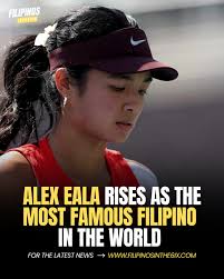 Twenty-year-old Alexandra Eala is arguably the most famous Filipino