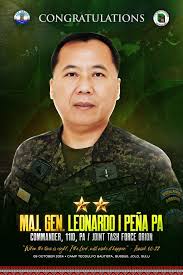 Congratulations to our GYL Mentor MGEN LEONARDO I PEÑA Commander 11ID  PA/Joint Task Force Orion Design: MAZU Production and post from GYL Mentor  Joseph Ceriales