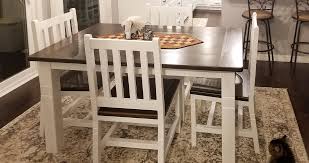 farmhouse kitchen table & chairs
