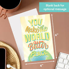 I would love to share my creations of mini note cards with you because i think they're fun and cute. Buy 50 Appreciation And Recognition Postcards You Make The World A Better Place Blank Encouragement Thank You For Making A Difference Kudos Note Cards For Staff Volunteer Team Donor
