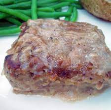 The steak patties are made with cracker crumbs, milk and seasonings, baked in a delicious mushroom gravy. Poor Man S Steak Money Saving Mom