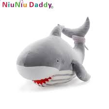 Niuniu Baba Yunus Kopekbaligi Balina 60 Cm Bebek Deniz Plaj Hayvan Pelus Oyuncak Buyuk Yastik Bebek Yastik Kiz Bebek Cocuk Do Animal Plush Toys Plush Toy Plush