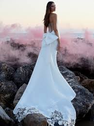 It represents calmness and peacefulness. Modern Wedding Dresses Blue By Enzoani Enzoani Enzoani