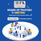 EFL Board of Trustees Meeting