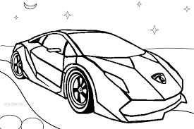 Here is a free coloring page of hot wheels. Printable Lamborghini Coloring Pages For Kids