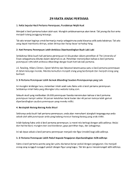 Selain itu, anak sulung yang mempunyai kecenderungan 'mengatur' akan diimbangi dengan sifat manja si. Gambar Kata Kata Fakta Anak Pertama Kata Kata