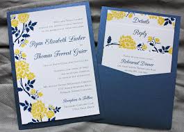 Emdotzee Designs Blog Part 2 Yellow Wedding Invitations Blue Yellow Weddings Yellow Invitations