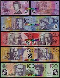 Australia Money Our Money Is Very Colourful And It Is Not Paper It S Plastic And Has A Clear Window Australian Money Money Notes Bank Notes