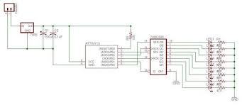 595 Schematic Jpg Shift Register Analog Circuits Arduino