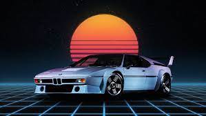 bmw m1 retro style synthwave cyberpunk german cars 1080p wallpaper hdwallpaper desktop bmw bmw m1 retro fashion