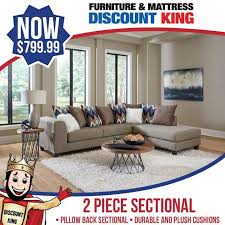 This Bestseller Pillow Back Sectional Is Really Raising Eyebrows At The Store The Unique Color Combin Mattress Furniture Discount Mattresses Quality Furniture