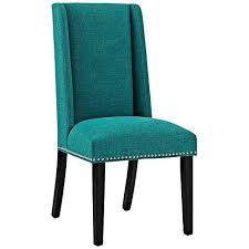 Baron Teal Fabric Dining Chair 33t55 Lamps Plus Side Chairs Dining Dining Chairs Upholstered Dining Side Chair