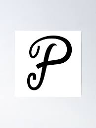 Every item on this page was chosen by. Letter P Poster By Sydney Elaineb Redbubble