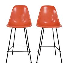 29 Off Herman Miller Herman Miller Eames Molded Counter Stools Chairs Modern bar & counter height stools.