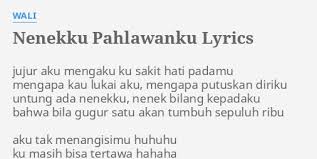 Am em f g am am dm mau tahu rasanya. Nenekku Pahlawanku