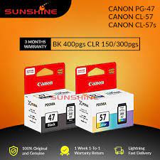 Use canon's ink and toner finder to find compatible ink tanks and toner cartridges for your canon inkjet or laser printer. Canon Pg 47 Black Cl 57 Color Ink E410 E400 E460 E480 E470 E3170 E4270 Pg47 Cl57 Shopee Malaysia