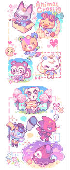 Pixel Art Animal Crossing New Horizons Nintendo Switch Pixelart Ukierr Animal Crossing Fan Art Animal Crossing Cute Animal Drawings