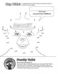 8 Page Wildfire Prevention Program Smokey Bear Bear Coloring Pages Smokey The Bears Camping Theme Preschool