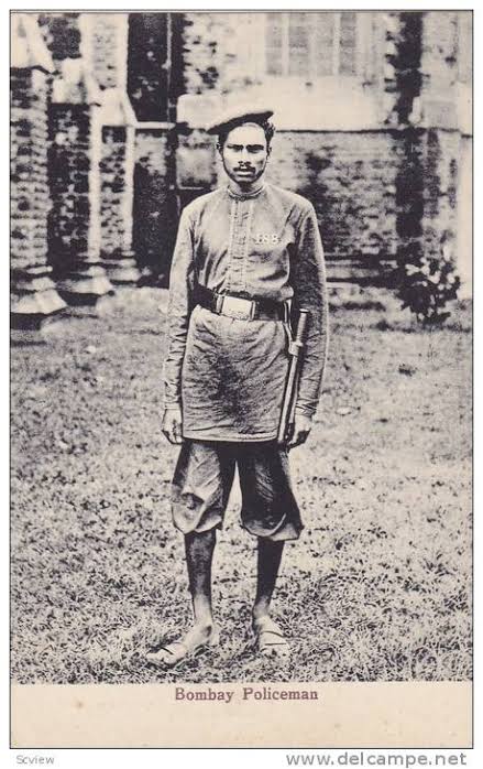 Bombay policeman, c. 1900