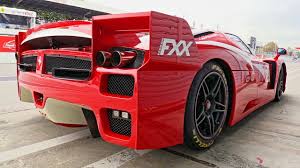It returned in forza motorsport 7 as a free gift car with the february 2019 update and in forza horizon 4 as a seasonal reward car with the update 8 patch. Ferrari Fxx Evoluzione At Monza Racetrack Screaming V12 Engine Backfires Glowing Brakes Youtube