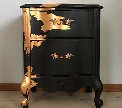 Crazy For Copper A Stunning Pair Of Vintage French Provincial Nightstands Side Tables Thes Painted Furniture Furniture Makeover Refurbished Furniture