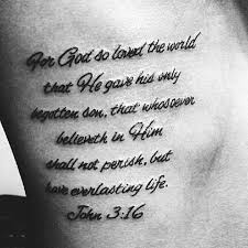 Check spelling or type a new query. 30 John 3 16 Tattoo Designs For Men Religious Ink Ideas