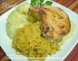 Kassler Chops With Sauerkraut Quick German Recipes Sauerkraut Recipes Recipes German Cuisine