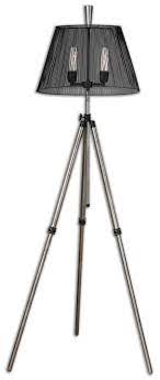 Uttermost 28463 Armada Tripod Floor Lamp Lamp Tripod Floor Lamps Floor Lamp