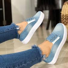 Shop Shoes Seasmiss Shoes Gray Casual Closed Toe Low Heel Shoes Online Discover Unique Designers Fashion At Canvas Shoes Women Casual Sneakers Sneaker Heels