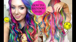 Rainbow hair dye kit uk. How To Rainbow Hair At Home Diy Jade Madden Youtube