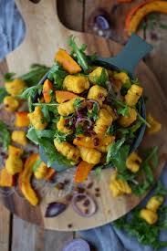 Kurbis Gnocchi Salat Pumpkin Gnocchi Salad Gnocchi Salat Kurbis Gnocchi Salate Mit Fleisch