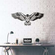 Yeni Hoagard Kartal Metal Dekorasyon Plaka Duvar Tasarimi Siyah Boya Duvar Endustriyel Tasarim