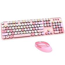 Mofii wireless bluetooth keyboard for ipad laptop pc iphone, cute colorful computer small keyboard, retro typewriter aesthetic keyboard (pink colorful) visit the mofii store. Cute Gaming Setup Ideas 2021 Aesthetic Gaming Accessories