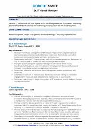Apply to asset manager, income manager, office manager and more! It Asset Manager Resume Samples Qwikresume