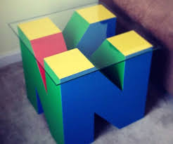 Nintendo 64 Coffee Table Base Nerd Room Game Room Design Geek Room