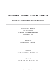 Https Ubt Opus Hbz Nrw De Files 273 Freizeitmotive Jugendlicher Pdf