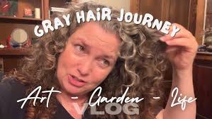 Going gray gracefully after coloring hair for years