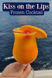 Carnival Cruise Kiss On The Lips Frozen Cocktail In 2020 Frozen Cocktails Frozen Drinks Alcohol Frozen Cocktail Recipes
