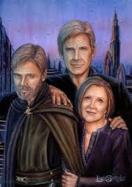 Older Star Wars Trio By Leelastarsky On Deviantart Star Wars Fandom Star Wars Drawings Star Wars Artwork